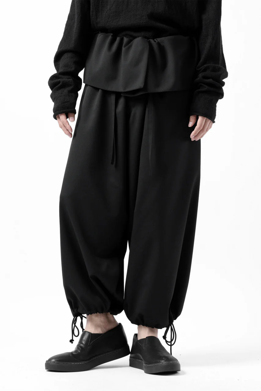 Y's BANG ON! No.166 GABARDINE THAI PANTS (BLACK) - Image 27