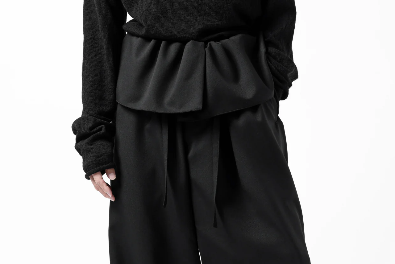 Y's BANG ON! No.166 GABARDINE THAI PANTS (BLACK) - Image 35