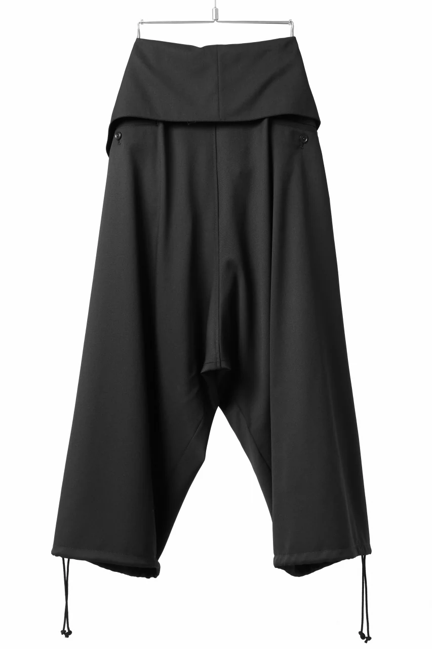 Y's BANG ON! No.166 GABARDINE THAI PANTS (BLACK) - Image 7