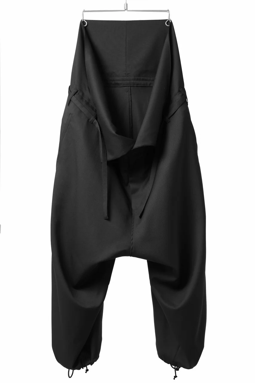 Y's BANG ON! No.166 GABARDINE THAI PANTS (BLACK) - Image 9