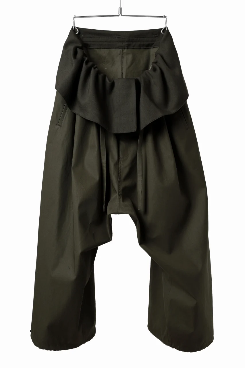 Y's BANG ON! No.166 THAI PANTS / HIGH DENSITY GABARDINE COTTON (KHAKI)