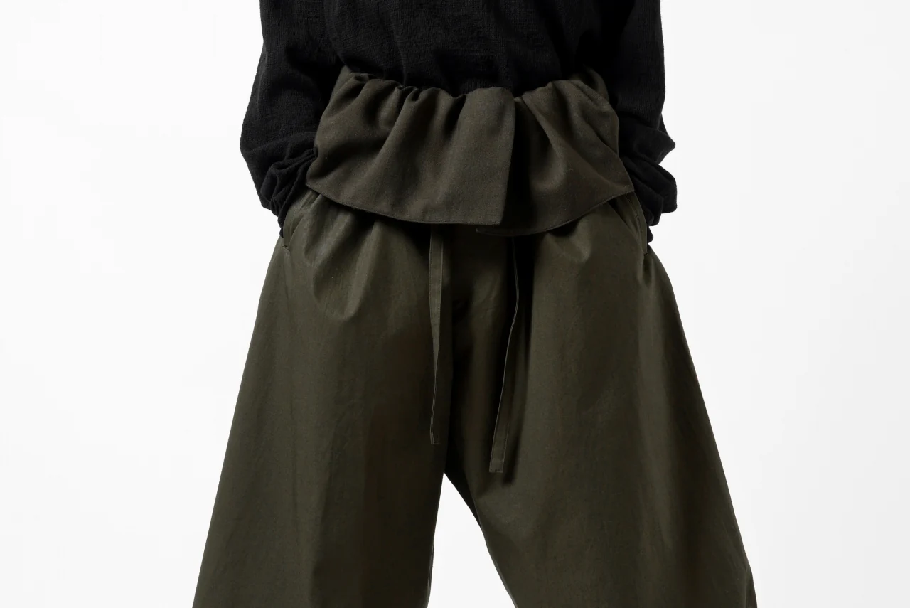 Y's BANG ON! No.166 THAI PANTS / HIGH DENSITY GABARDINE COTTON (KHAKI) - Image 36