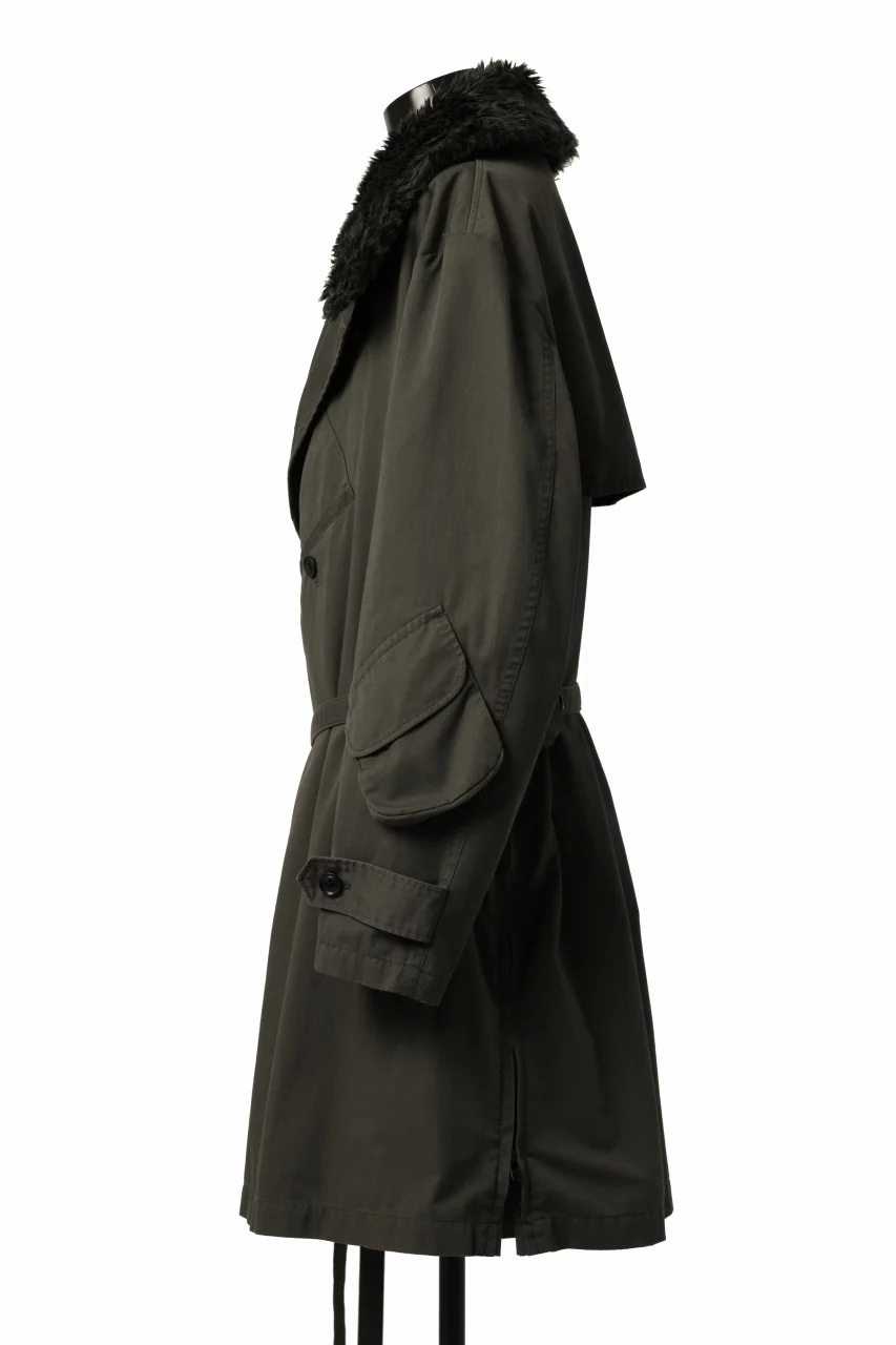 Y's BANG ON! No.186 MILITARY OVER COAT (KHAKI) - Image 14