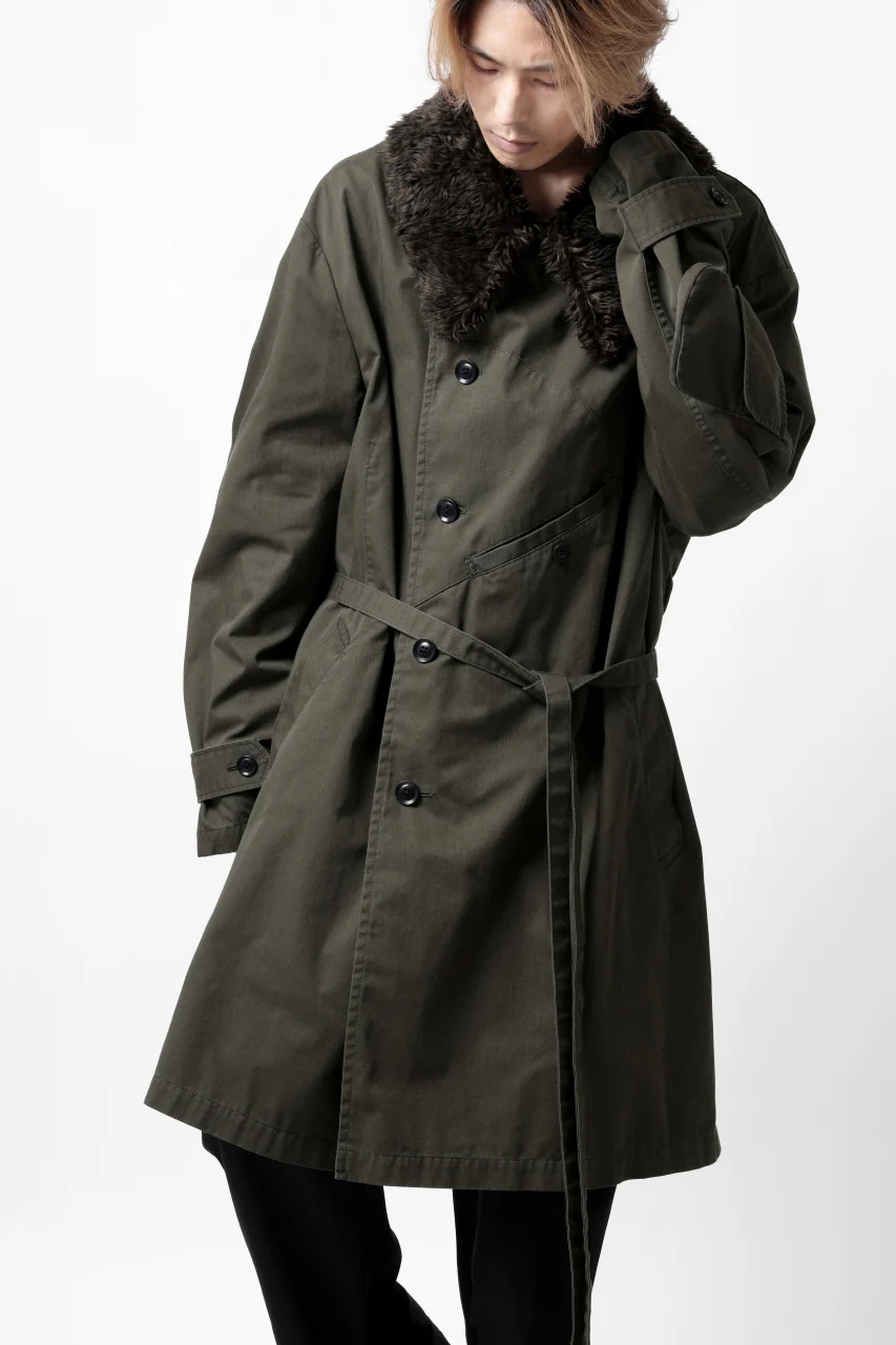 Y's BANG ON! No.186 MILITARY OVER COAT (KHAKI) - Image 3
