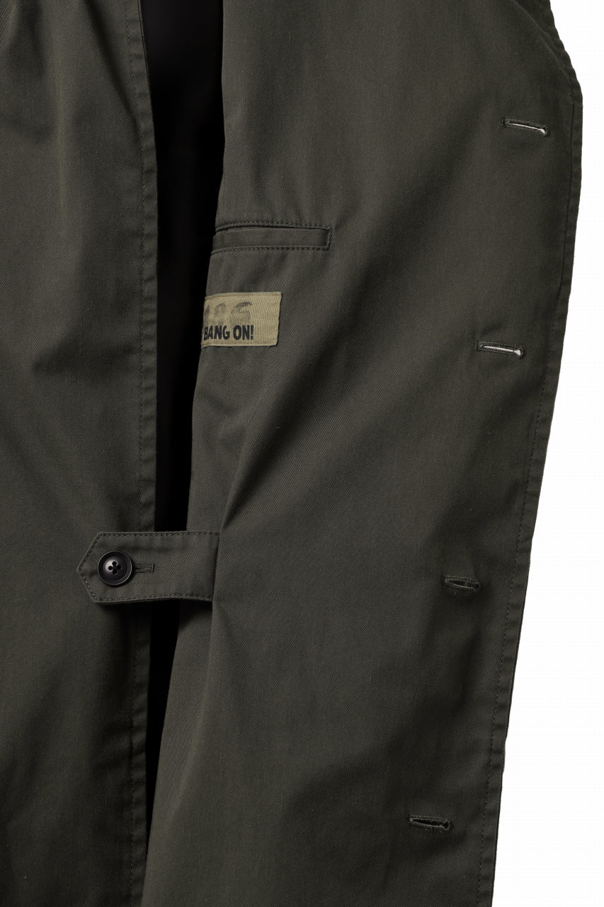 Y's BANG ON! No.186 MILITARY OVER COAT (KHAKI) - Image 34