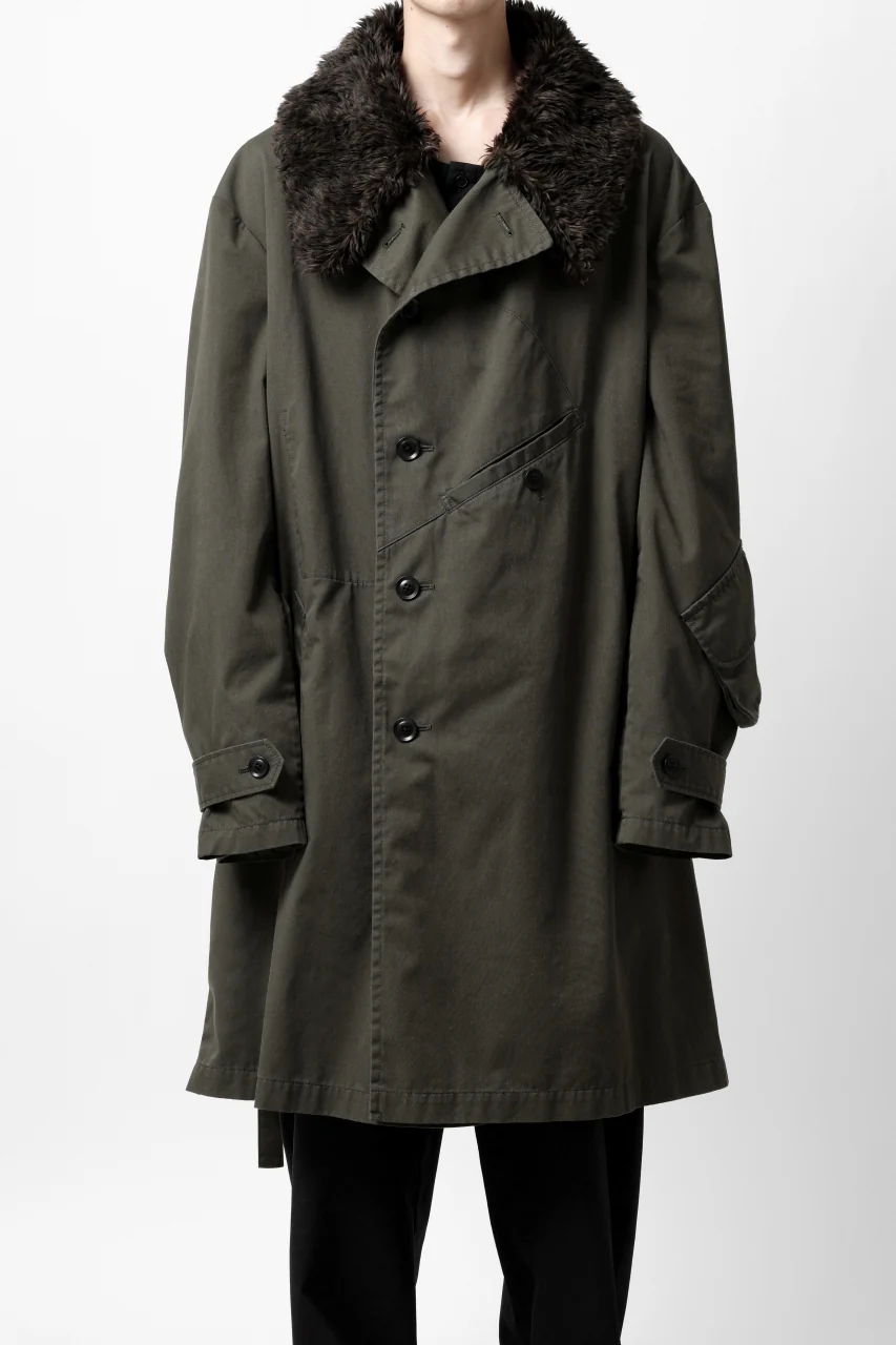 Y's BANG ON! No.186 MILITARY OVER COAT (KHAKI) - Image 4