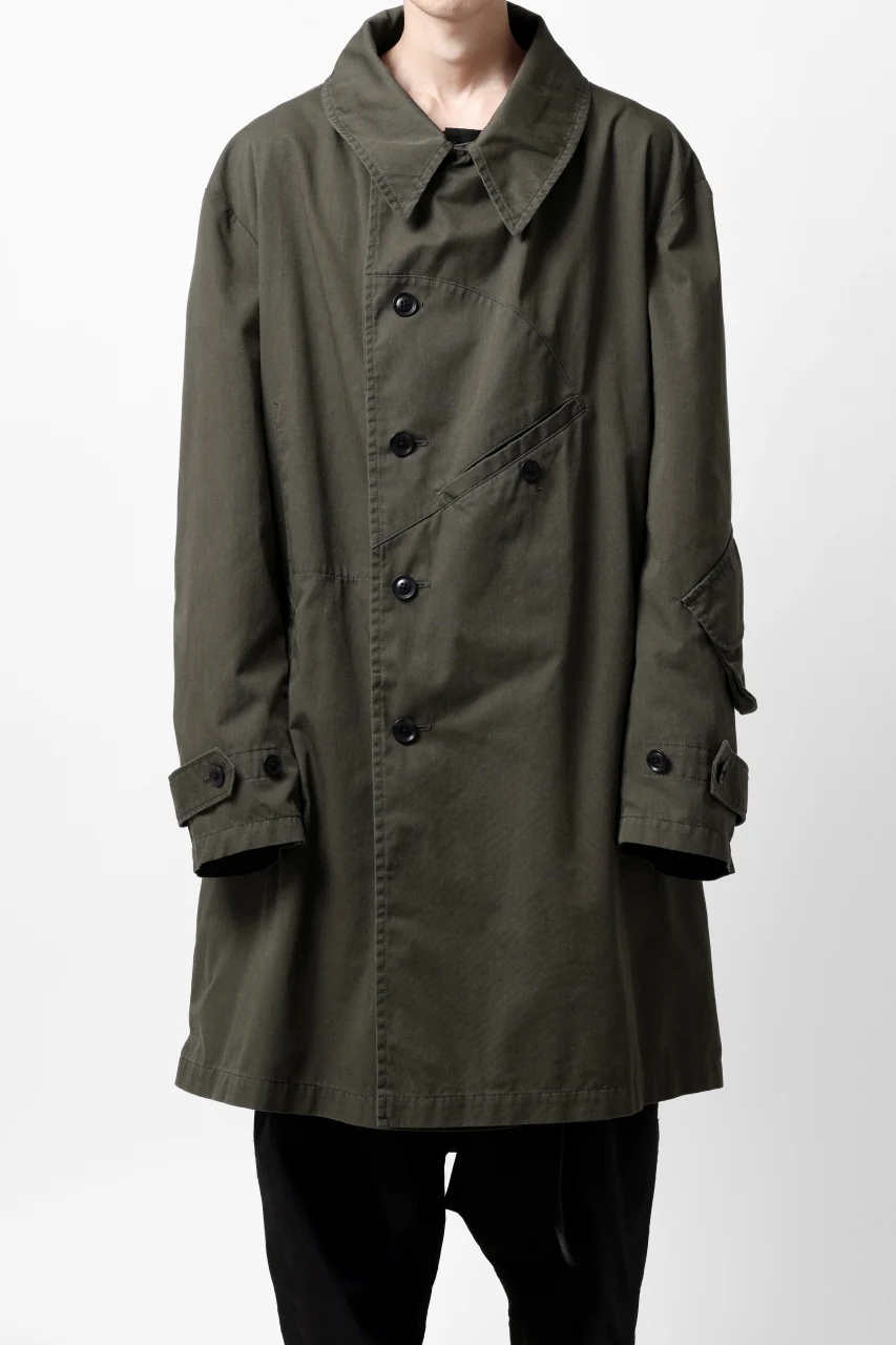 Y's BANG ON! No.186 MILITARY OVER COAT (KHAKI) - Image 7