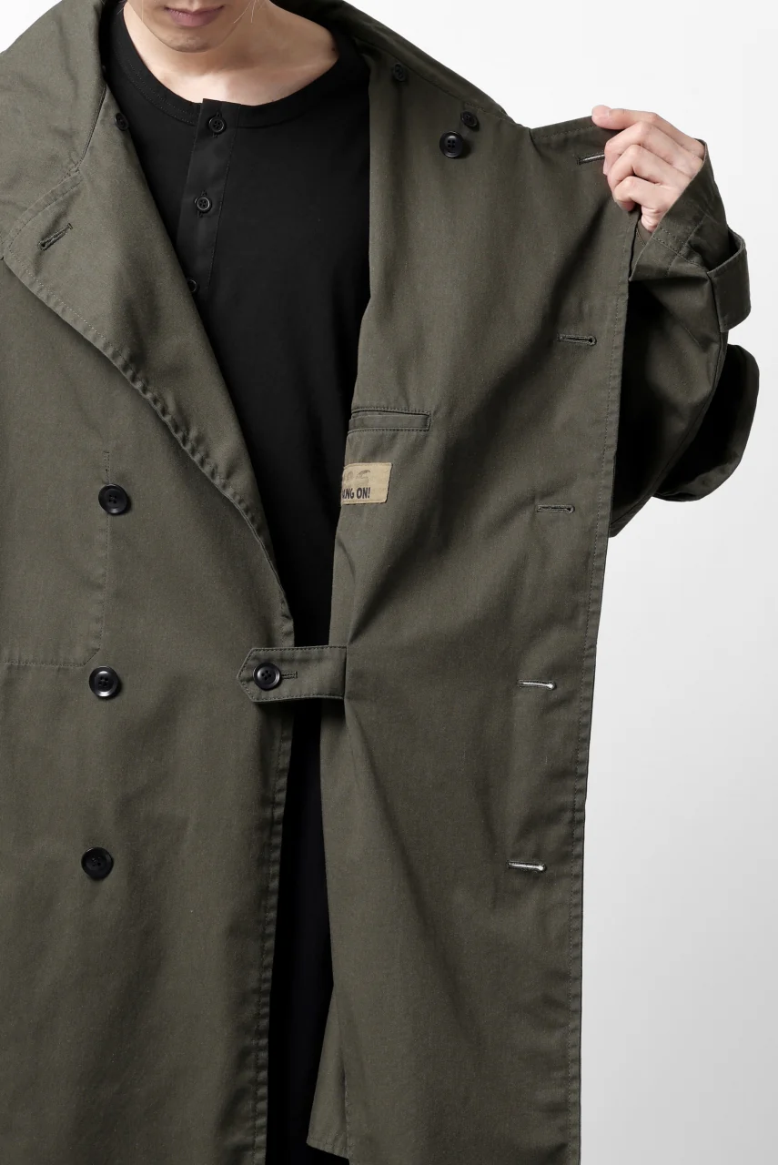 Y's BANG ON! No.186 MILITARY OVER COAT (KHAKI) - Image 70
