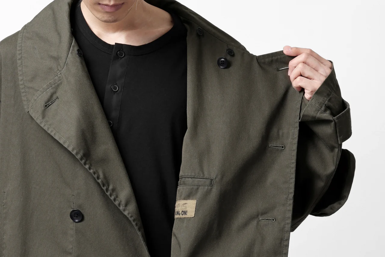Y's BANG ON! No.186 MILITARY OVER COAT (KHAKI) - Image 89