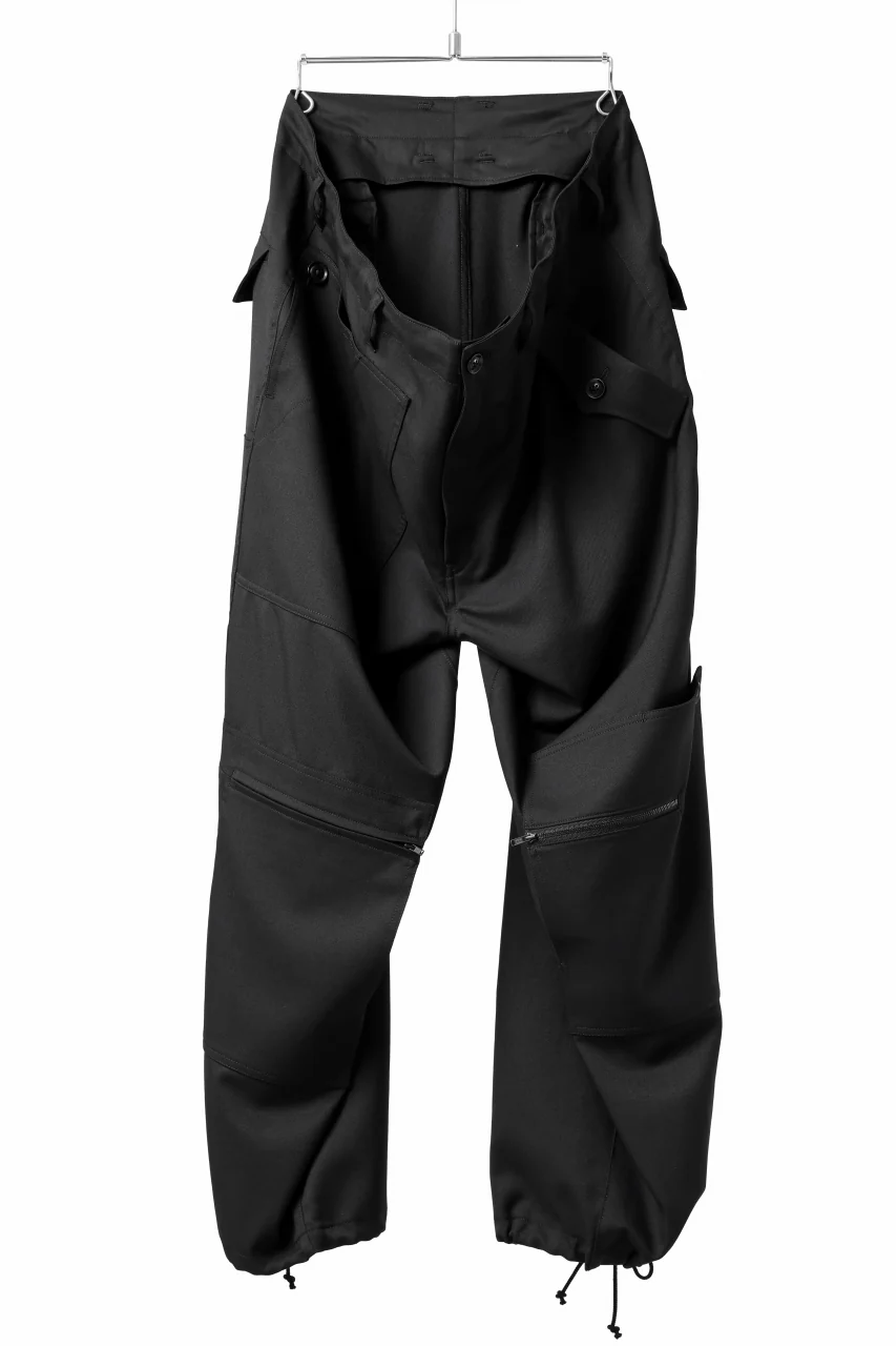 Y's BANG ON! No.189 GABARDINE PATCH WORK PANTS (BLACK) - Image 10