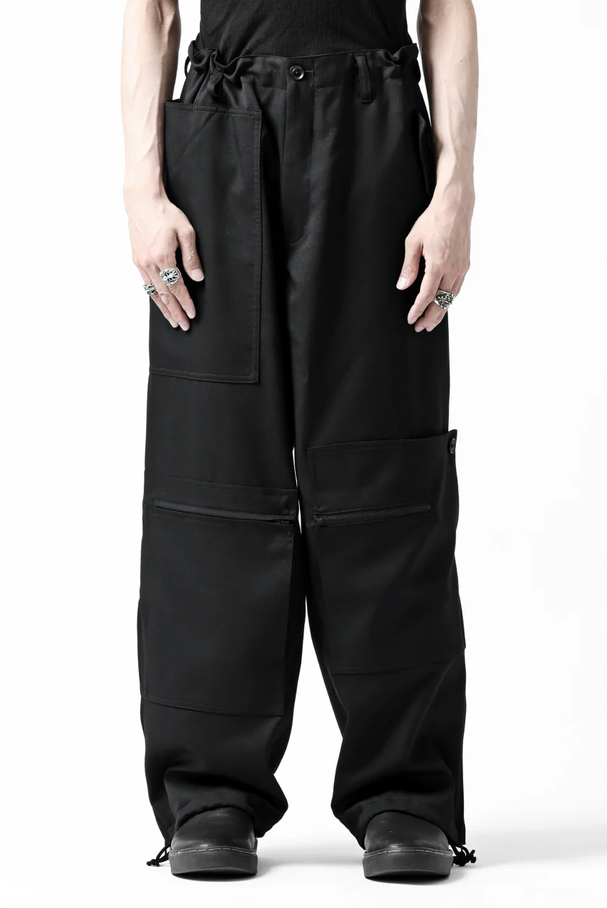 Y's BANG ON! No.189 GABARDINE PATCH WORK PANTS (BLACK) - Image 28