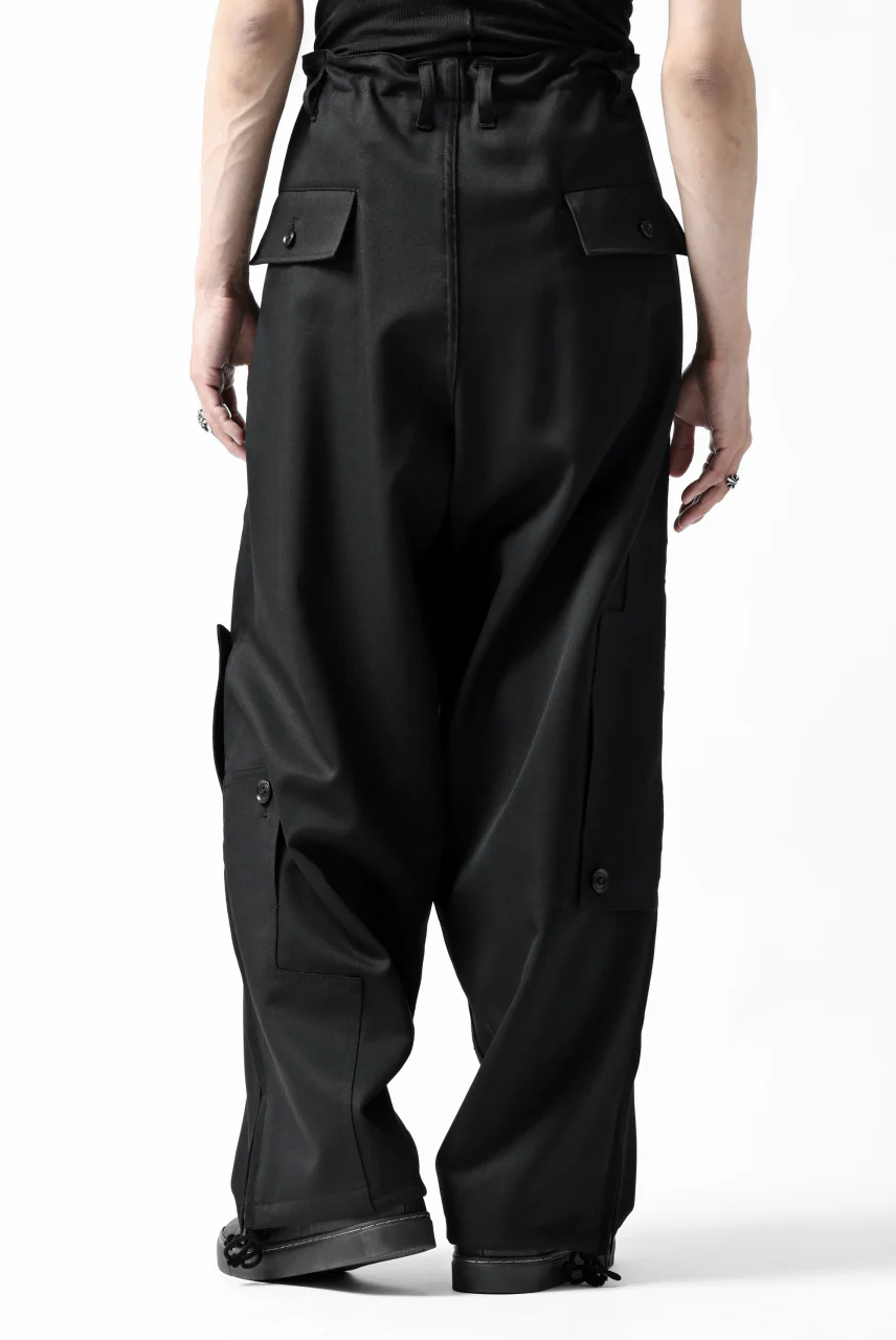 Y's BANG ON! No.189 GABARDINE PATCH WORK PANTS (BLACK) - Image 34