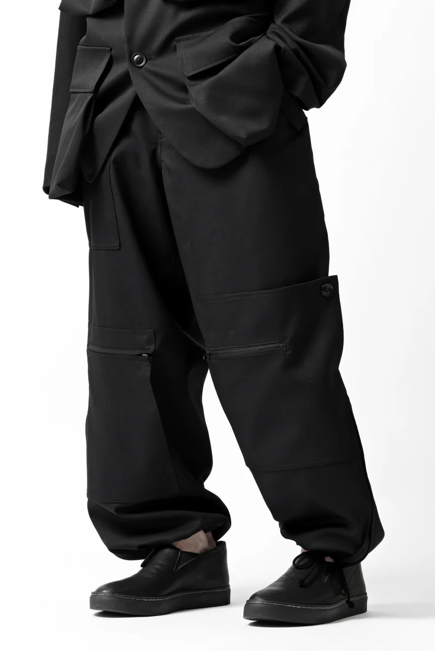 Y's BANG ON! No.189 GABARDINE PATCH WORK PANTS (BLACK) - Image 36