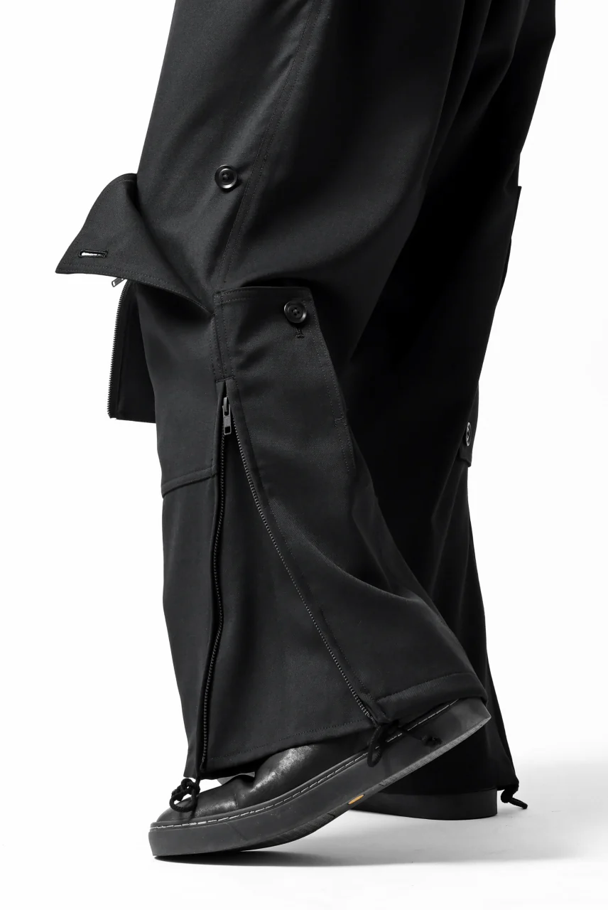 Y's BANG ON! No.189 GABARDINE PATCH WORK PANTS (BLACK) - Image 40