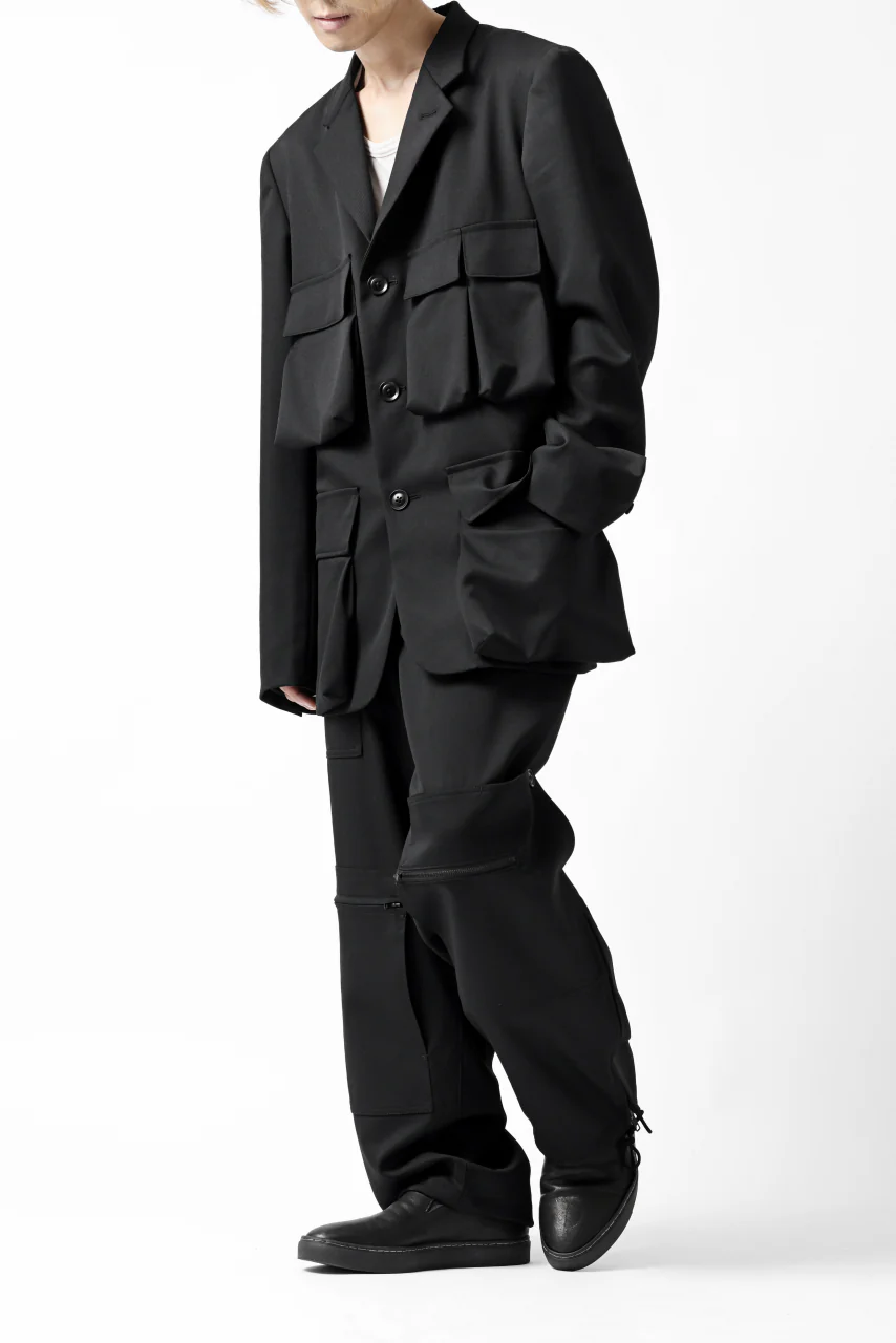 Y's BANG ON! No.189 GABARDINE PATCH WORK PANTS (BLACK) - Image 49