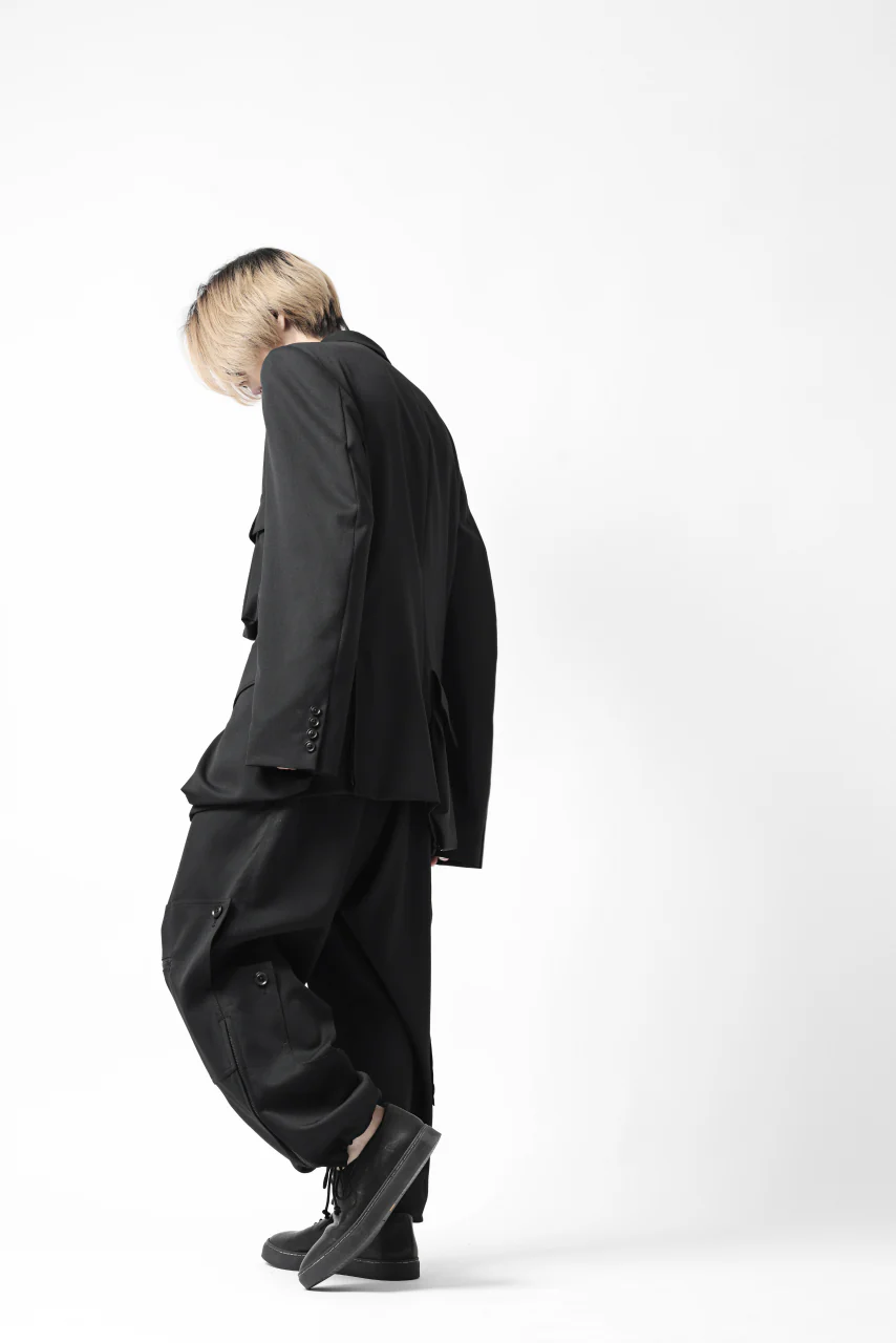 Y's BANG ON! No.189 GABARDINE PATCH WORK PANTS (BLACK) - Image 59