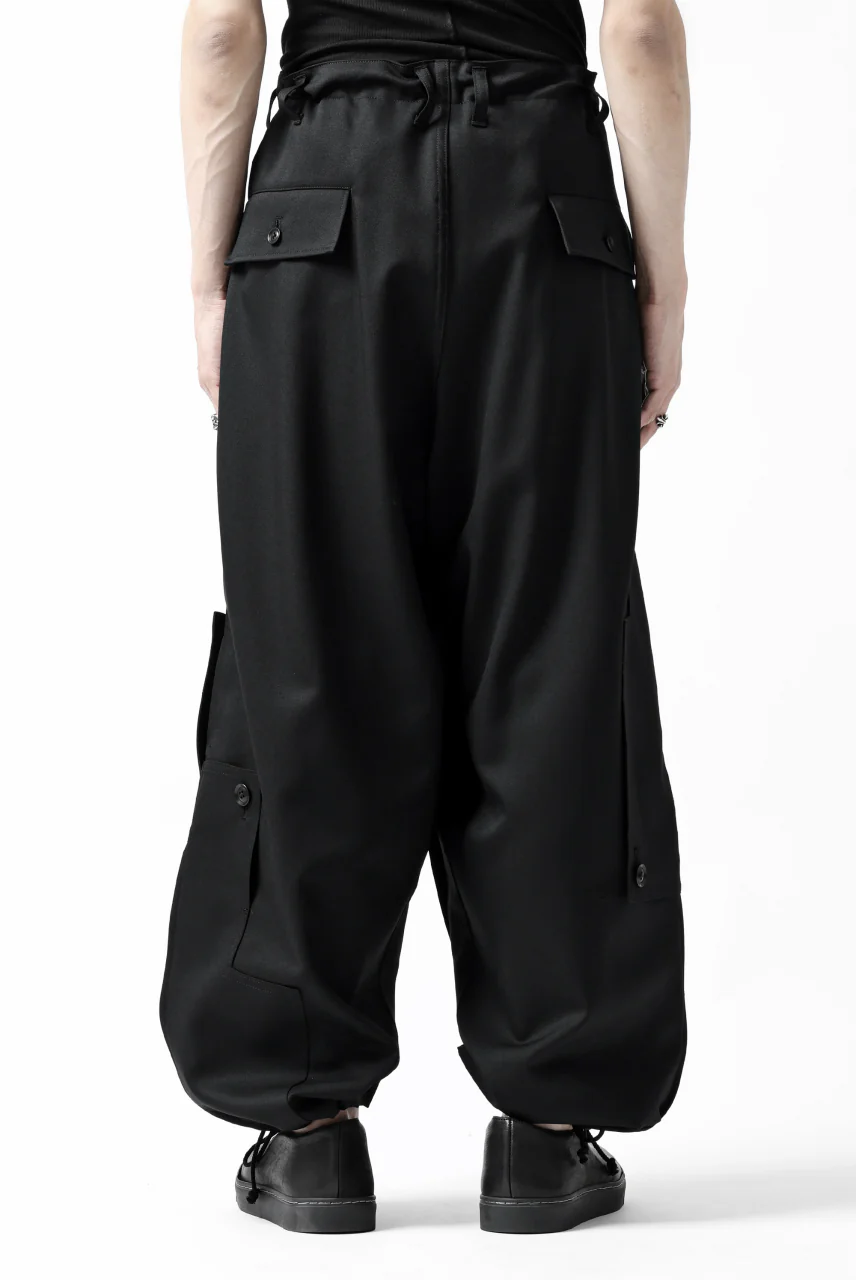 Y's BANG ON! No.189 GABARDINE PATCH WORK PANTS (BLACK) - Image 6