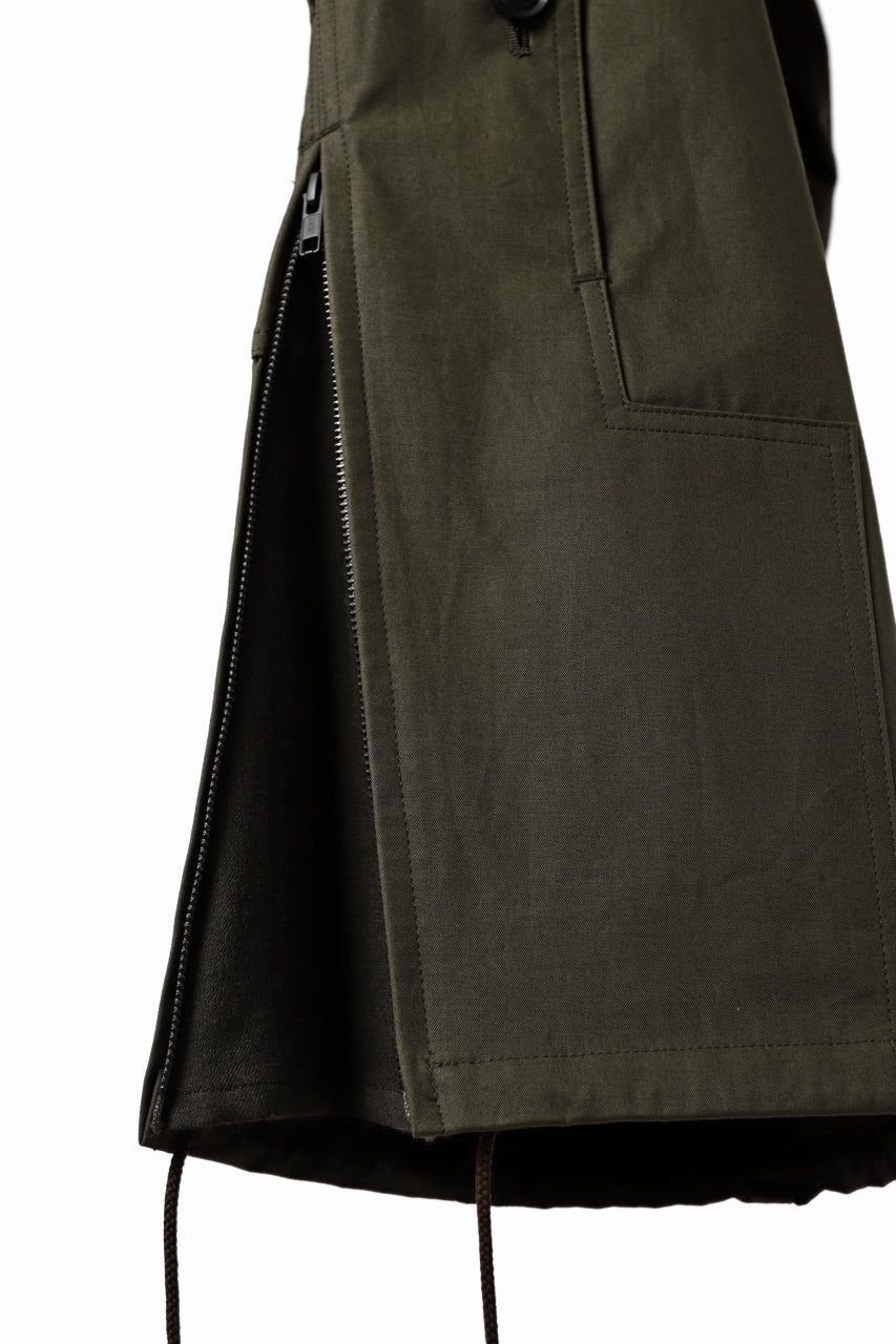 Y's BANG ON! No.189 PATCH WORK PANTS / HIGH DENSITY GABARDINE COTTON (KHAKI) - Image 16