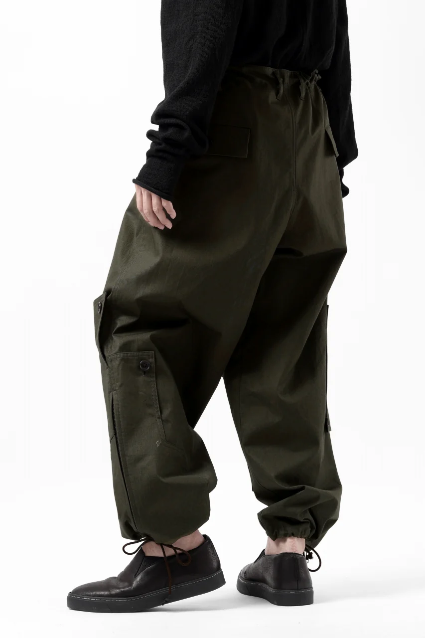 Y's BANG ON! No.189 PATCH WORK PANTS / HIGH DENSITY GABARDINE COTTON (KHAKI) - Image 24