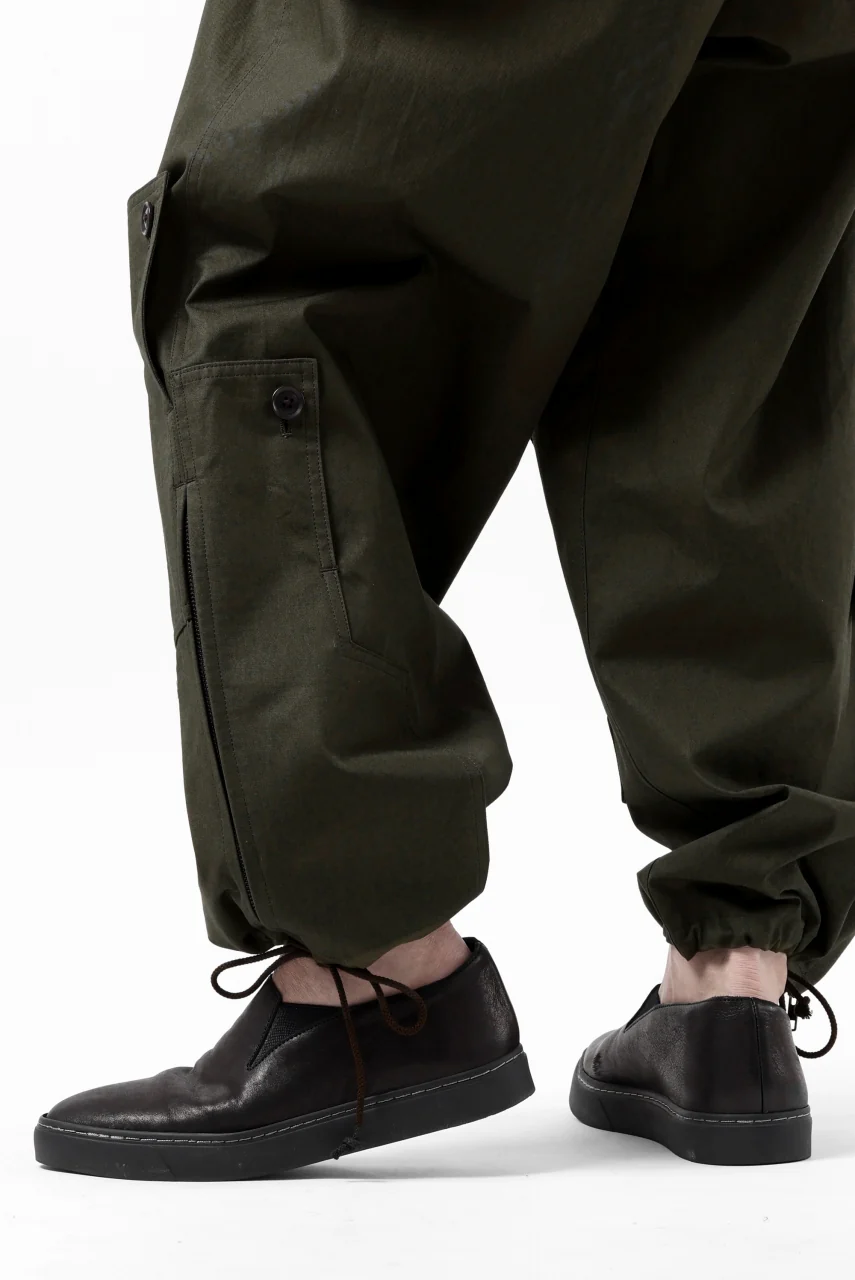 Y's BANG ON! No.189 PATCH WORK PANTS / HIGH DENSITY GABARDINE COTTON (KHAKI) - Image 29