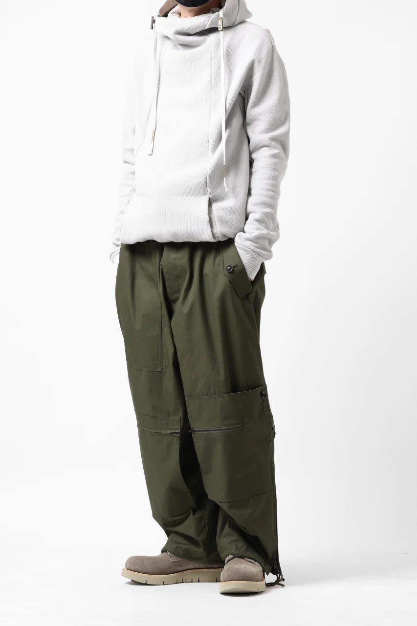 Y's BANG ON! No.189 PATCH WORK PANTS / HIGH DENSITY GABARDINE COTTON (KHAKI) - Image 37