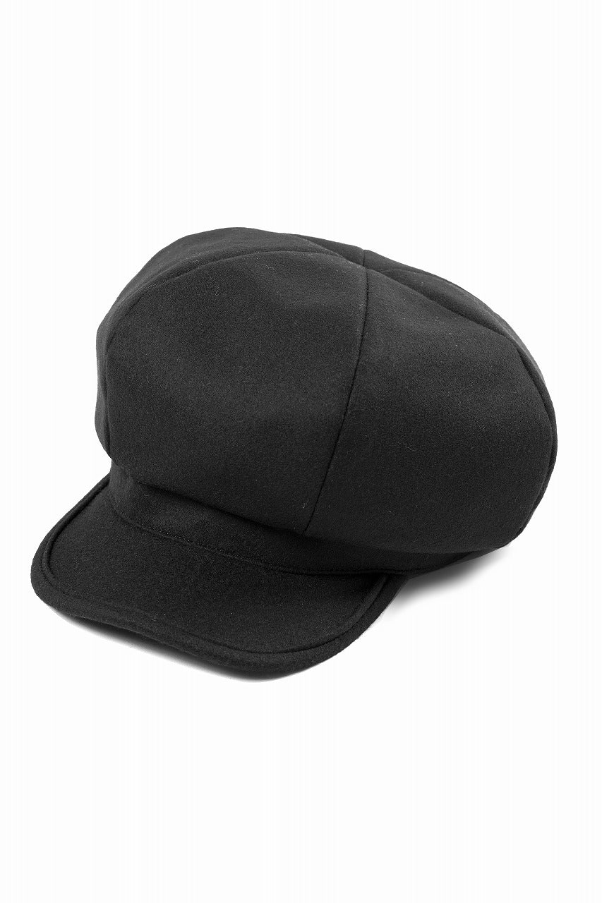 Y's for men CASQUETTE / 1/16 FLANNEL (BLACK) - Image 2