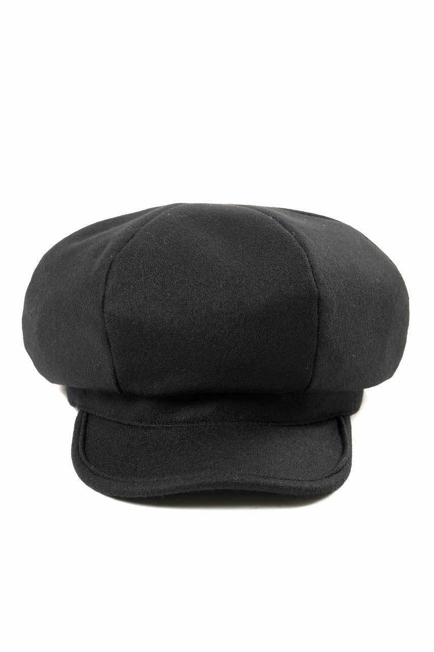 Y's for men CASQUETTE / 1/16 FLANNEL (BLACK) - Image 3
