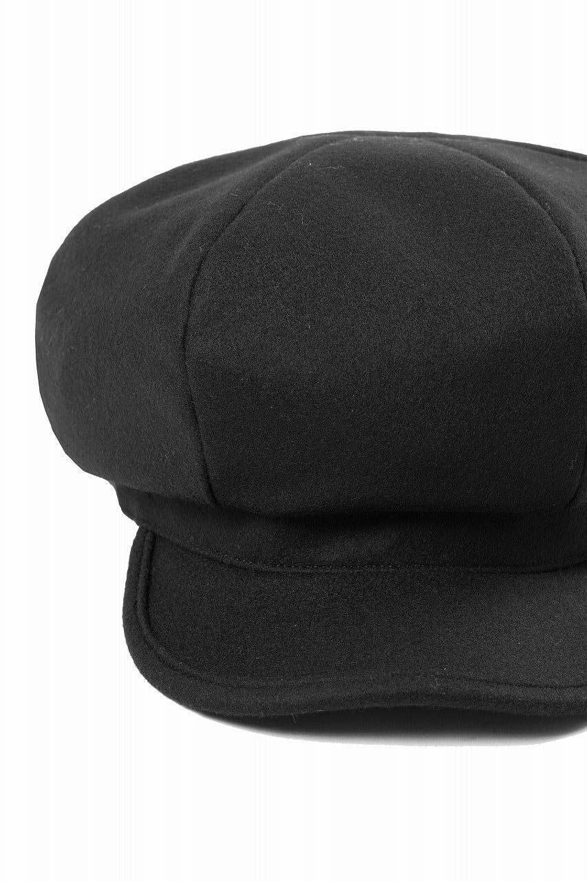 Y's for men CASQUETTE / 1/16 FLANNEL (BLACK) - Image 9