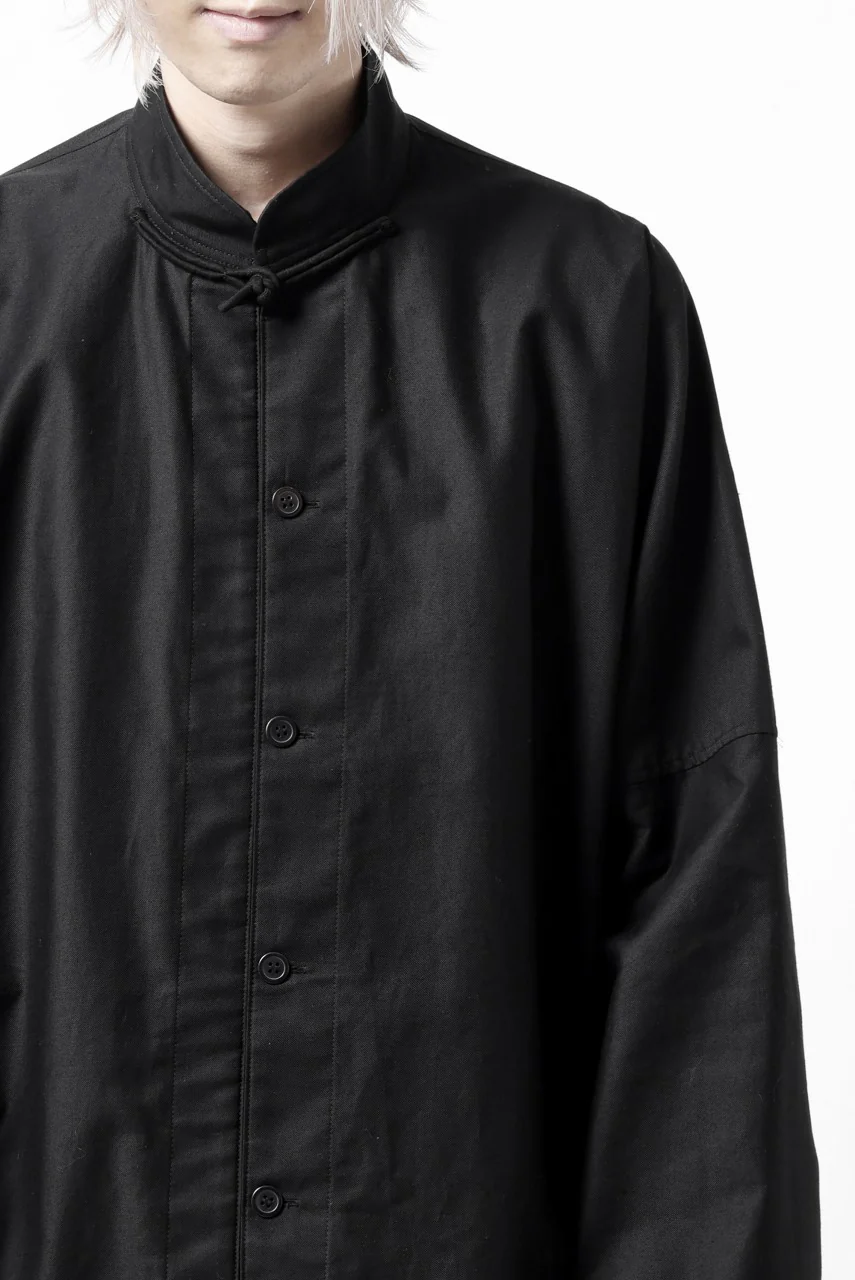Y's CHINA SHIRT / COTTON TWILL (BLACK) - Image 30