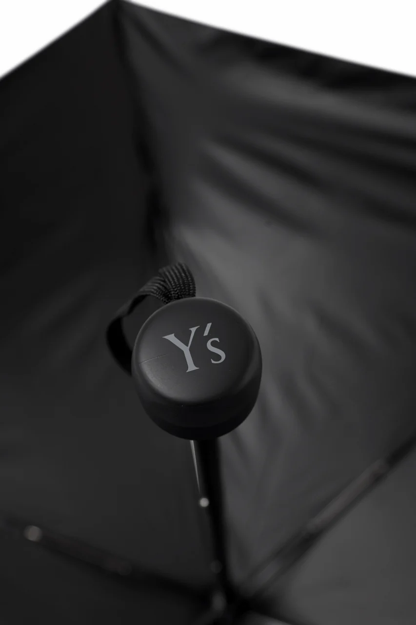 Y's DOT PRINT FOLDED UMBRELLA (BLACK) - Image 10