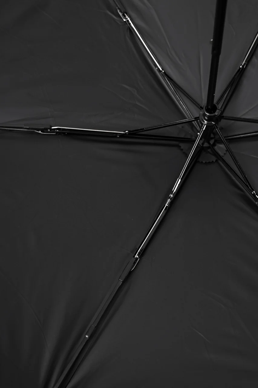Y's DOT PRINT FOLDED UMBRELLA (BLACK) - Image 11
