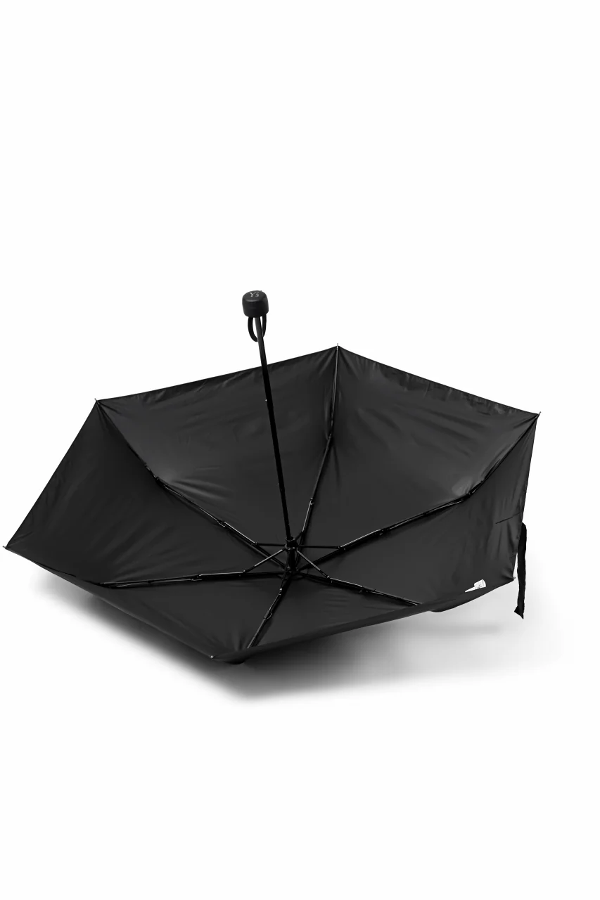 Y's DOT PRINT FOLDED UMBRELLA (BLACK) - Image 5