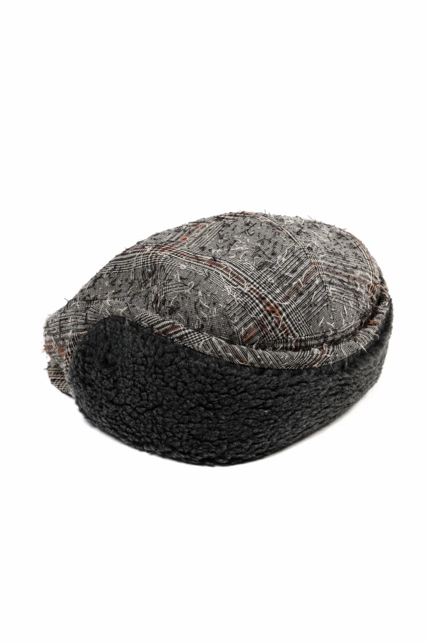 Y's EARMUFF CAP / NEEDLE PUNCHED (BEIGE) - Image 4