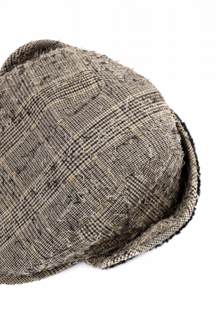 Y's EARMUFF CAP / NEEDLE PUNCHED (YELLOW) - Image 4
