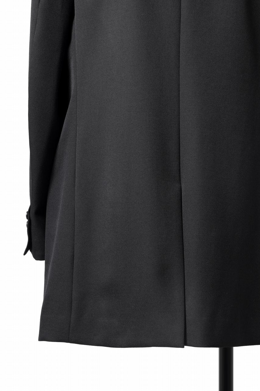 Y's for men 3BUTTONS TAILORED JACKET / CLASSIC WOOL GABADINE (BLACK) - Image 22