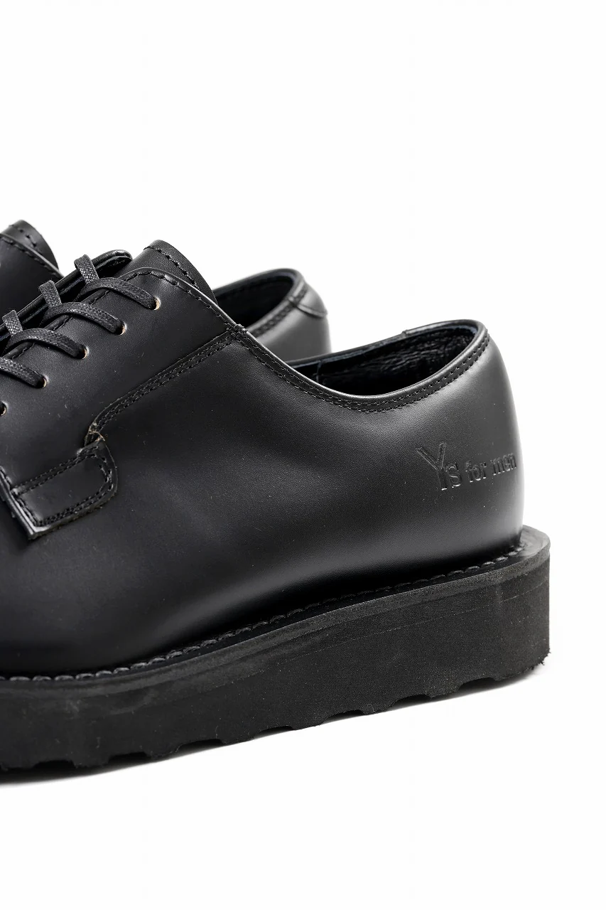 Y's × Danner POSTMAN SHOES / FULL GRAIN SMOTH (BLACK) - Image 12