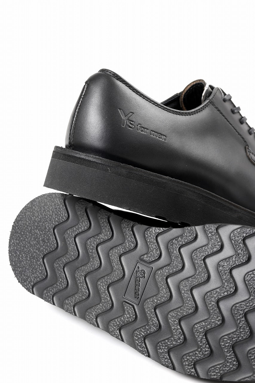 Y's × Danner POSTMAN SHOES / FULL GRAIN SMOTH (BLACK) - Image 21