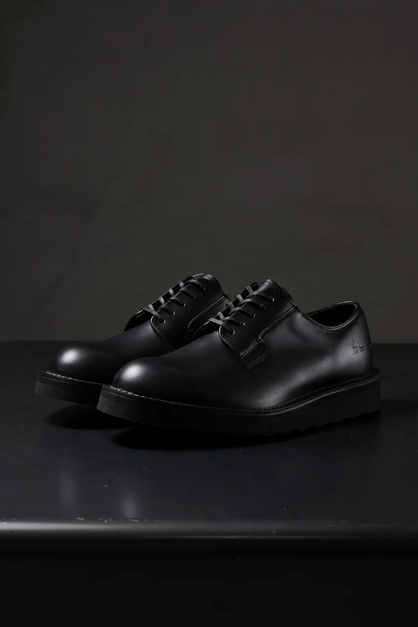 Y's × Danner POSTMAN SHOES / FULL GRAIN SMOTH (BLACK) - Image 29