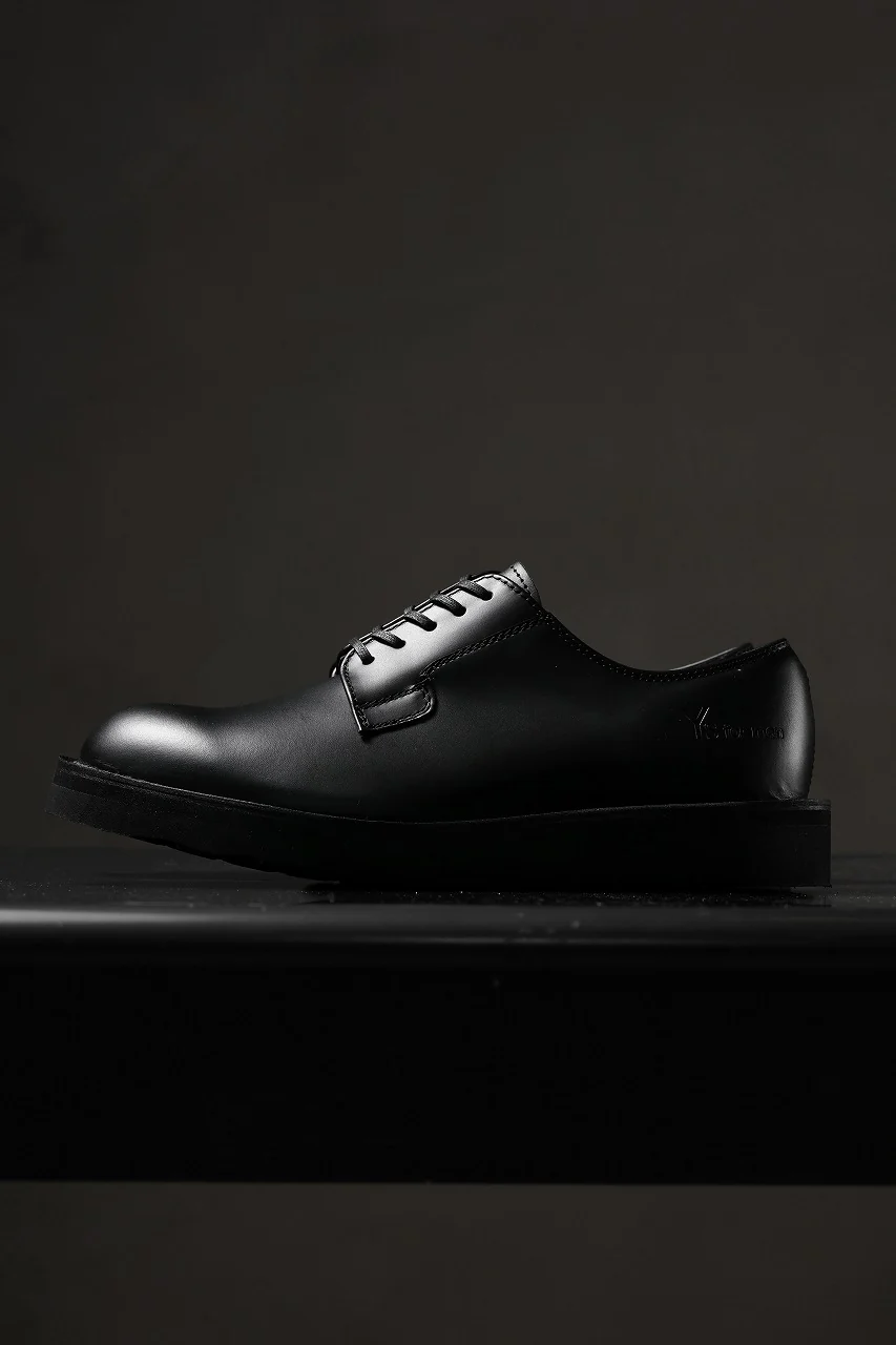 Y's × Danner POSTMAN SHOES / FULL GRAIN SMOTH (BLACK) - Image 30