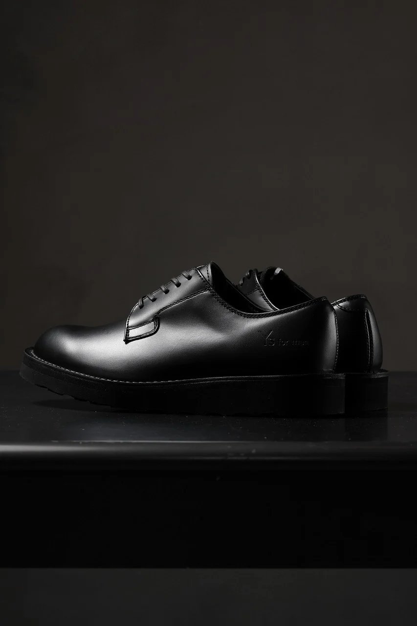Y's × Danner POSTMAN SHOES / FULL GRAIN SMOTH (BLACK) - Image 31