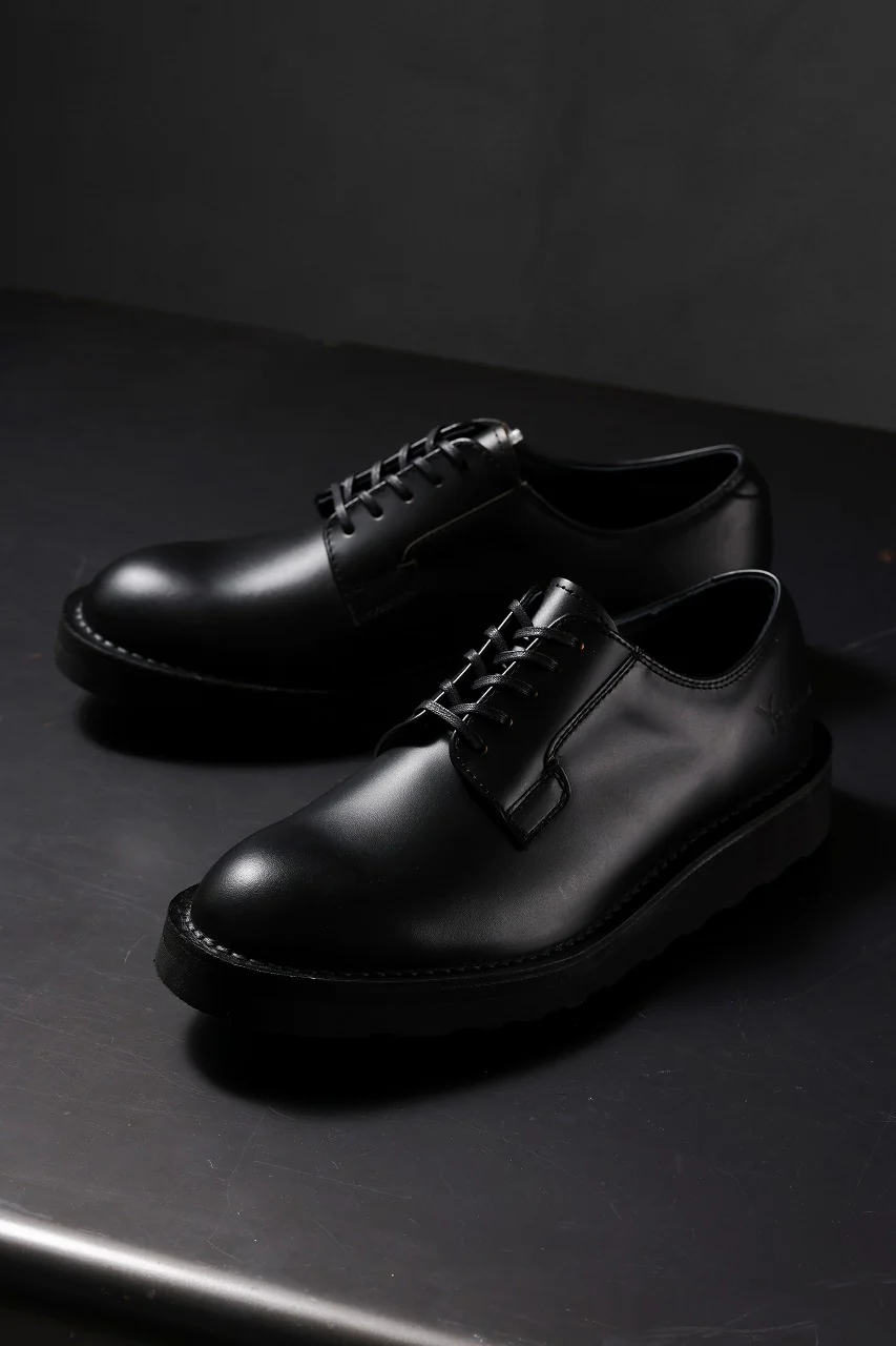 Y's × Danner POSTMAN SHOES / FULL GRAIN SMOTH (BLACK) - Image 36