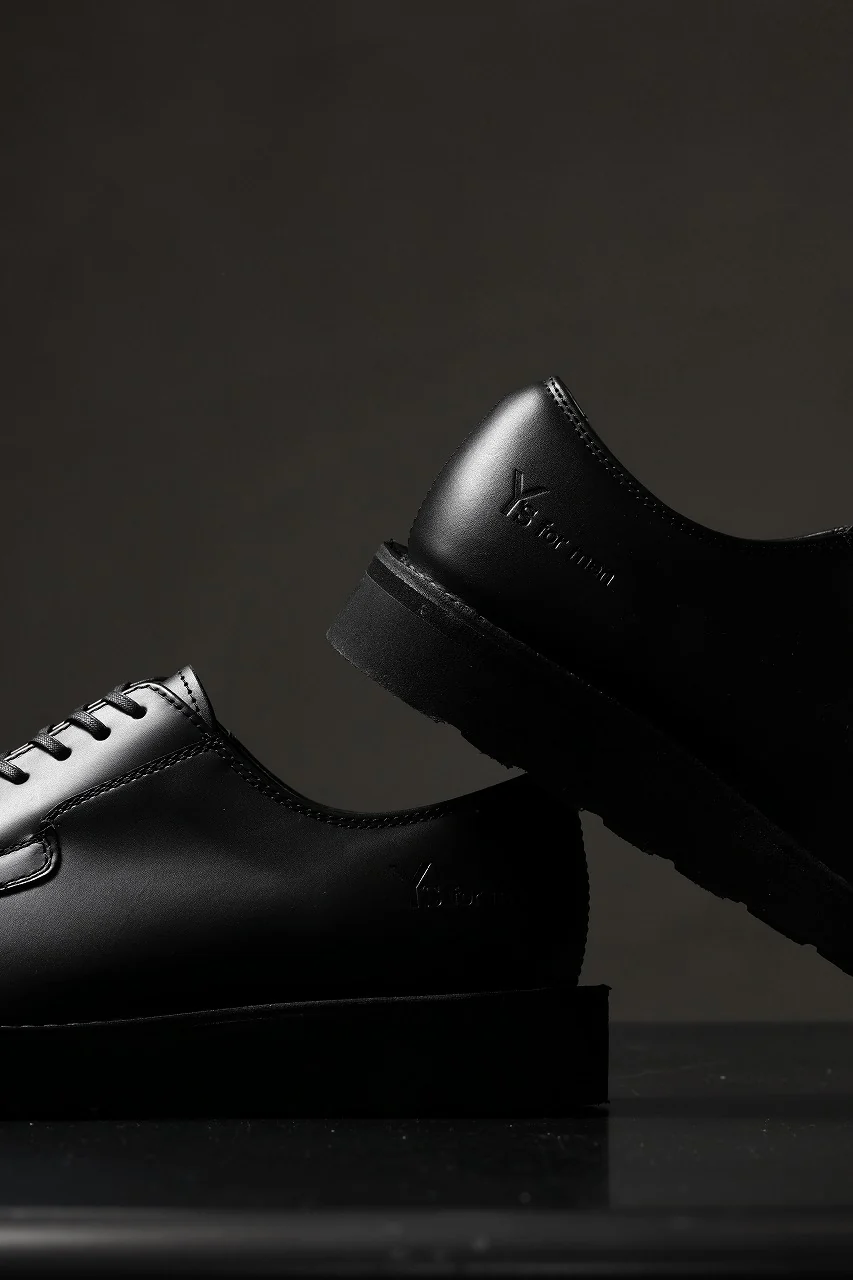 Y's × Danner POSTMAN SHOES / FULL GRAIN SMOTH (BLACK) - Image 39
