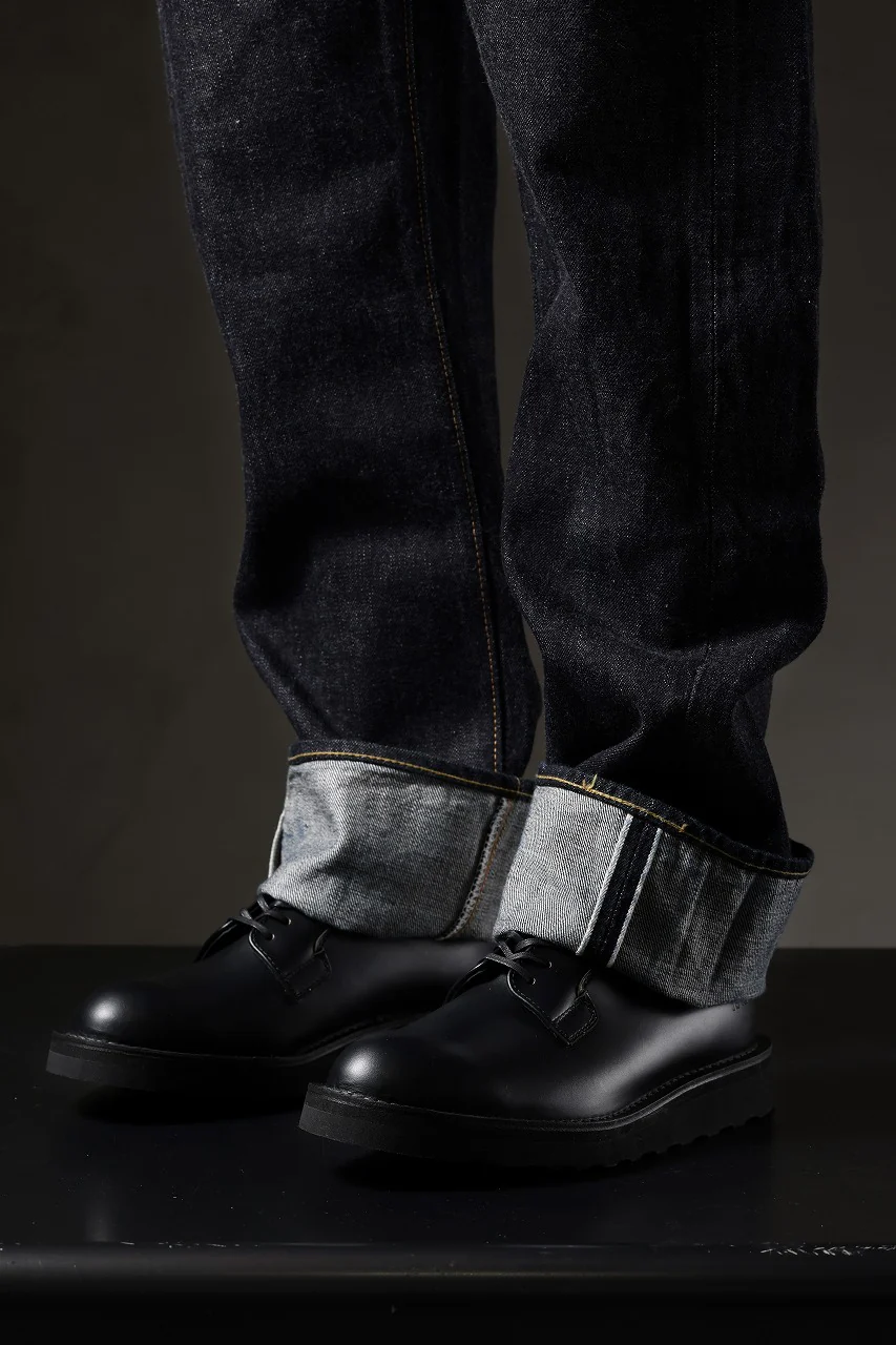 Y's × Danner POSTMAN SHOES / FULL GRAIN SMOTH (BLACK) - Image 44