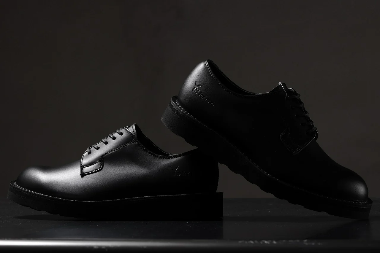 Y's × Danner POSTMAN SHOES / FULL GRAIN SMOTH (BLACK) - Image 51