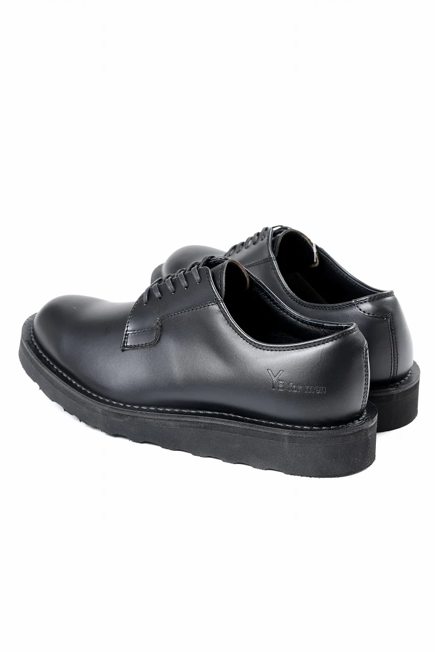 Y's × Danner POSTMAN SHOES / FULL GRAIN SMOTH (BLACK) - Image 6