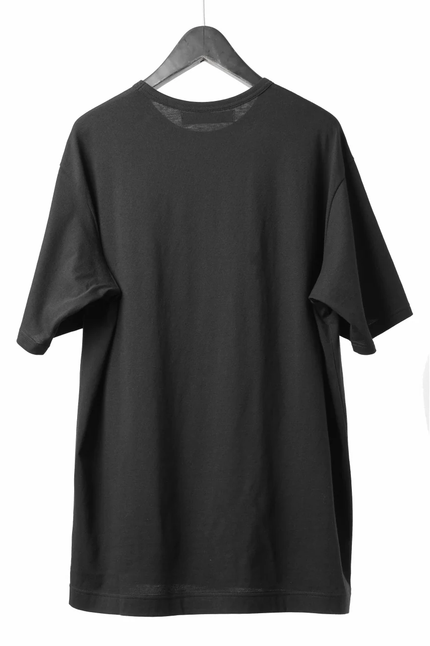 Y's for men LOGO PRINT SHORT SLEEVE T-SHIRTS / 30/1 COMA COTTON (BLACK) - Image 13