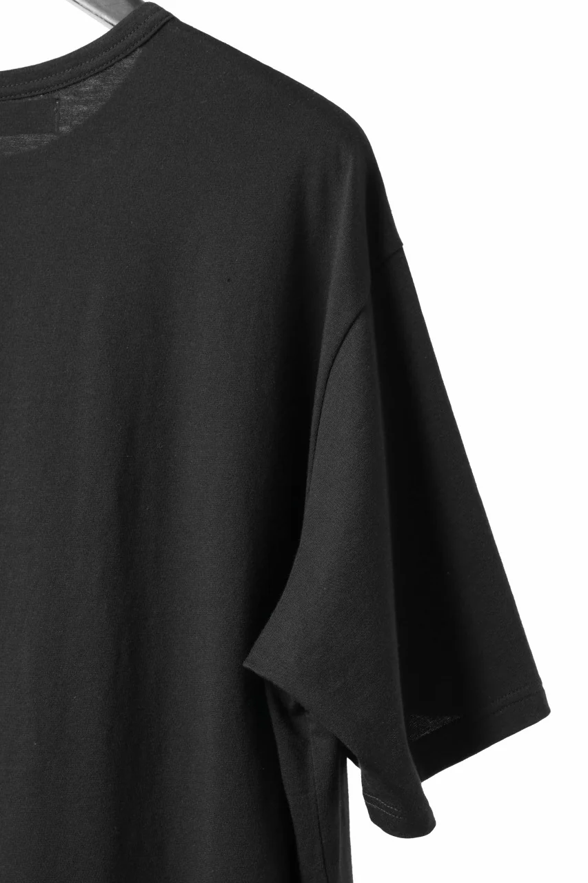 Y's for men LOGO PRINT SHORT SLEEVE T-SHIRTS / 30/1 COMA COTTON (BLACK) - Image 15