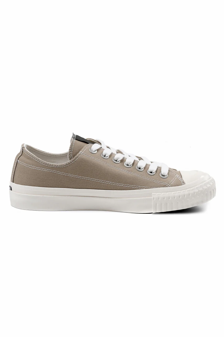 Y's for men LOW TOP SNEAKER / COTTON CANVAS (BEIGE) - Image 12