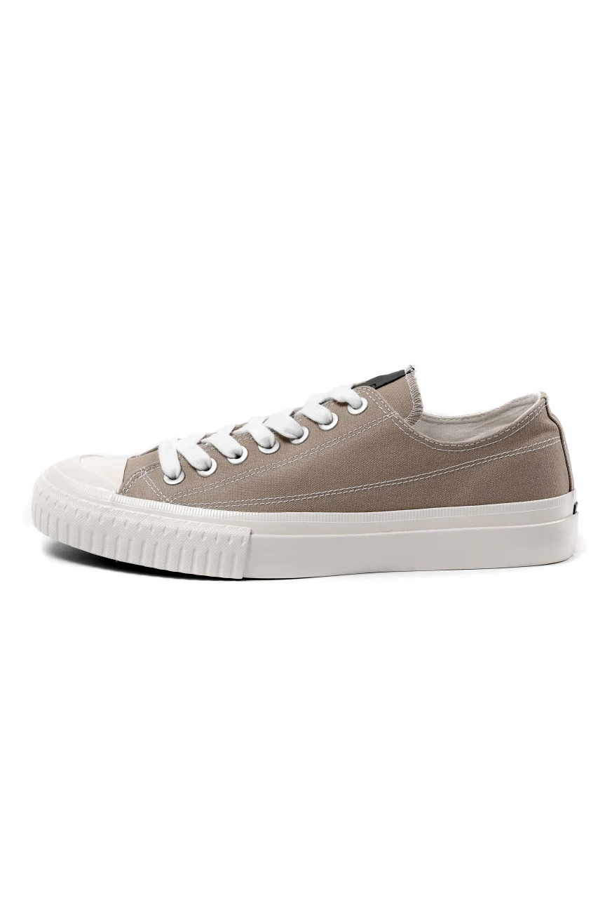 Y's for men LOW TOP SNEAKER / COTTON CANVAS (BEIGE) - Image 13