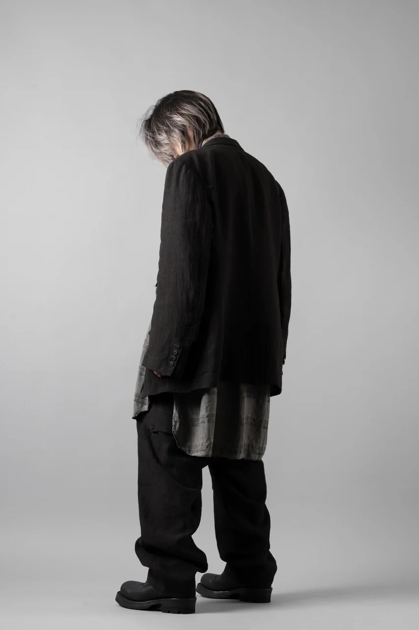 Y's for men MILITARY DETAIL PANTS / 40 LINEN (BLACK) - Image 38